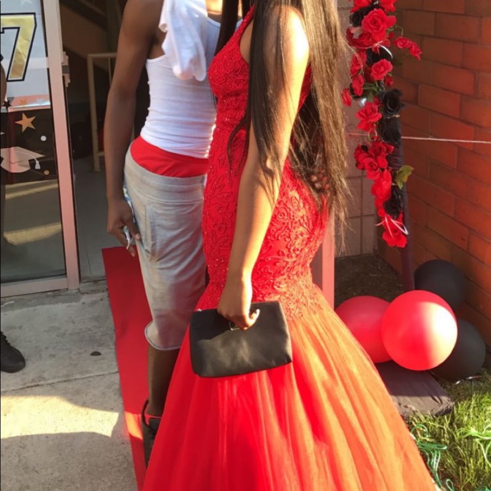 Red Prom Dress - Picture 3 of 4